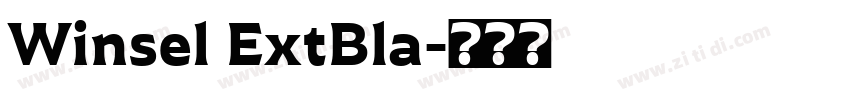 Winsel ExtBla字体转换